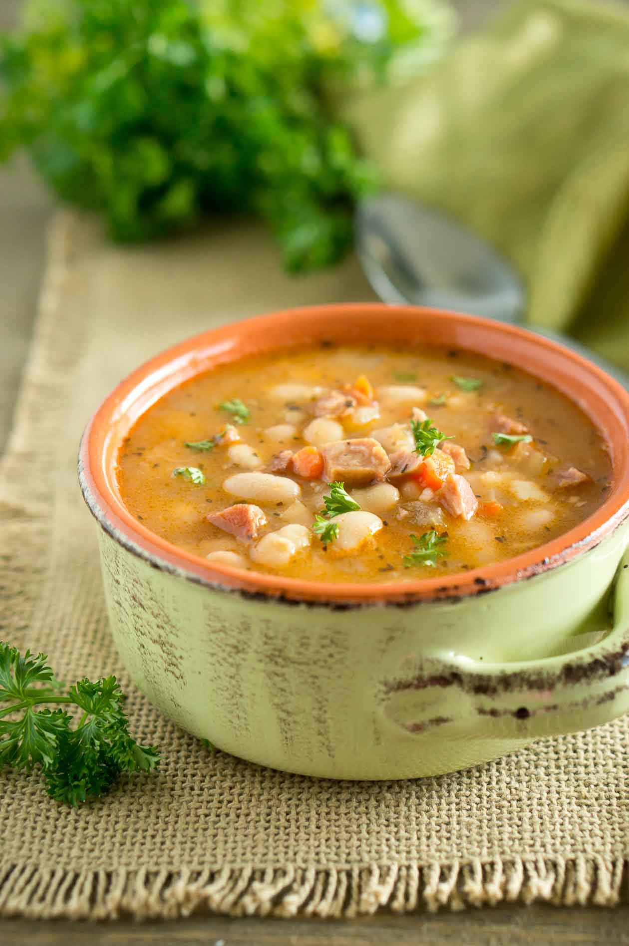 Instant Pot Ham White Bean Soup Melissaann Copy Me That