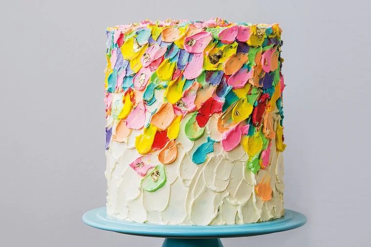 How To Make A Spatula Painted Cake - Sugar & Sparrow