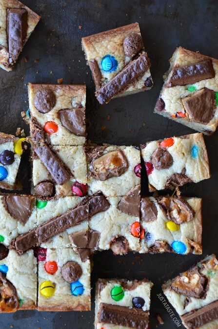 Leftover Halloween Candy Blondies | Timbo2000 | Copy Me That