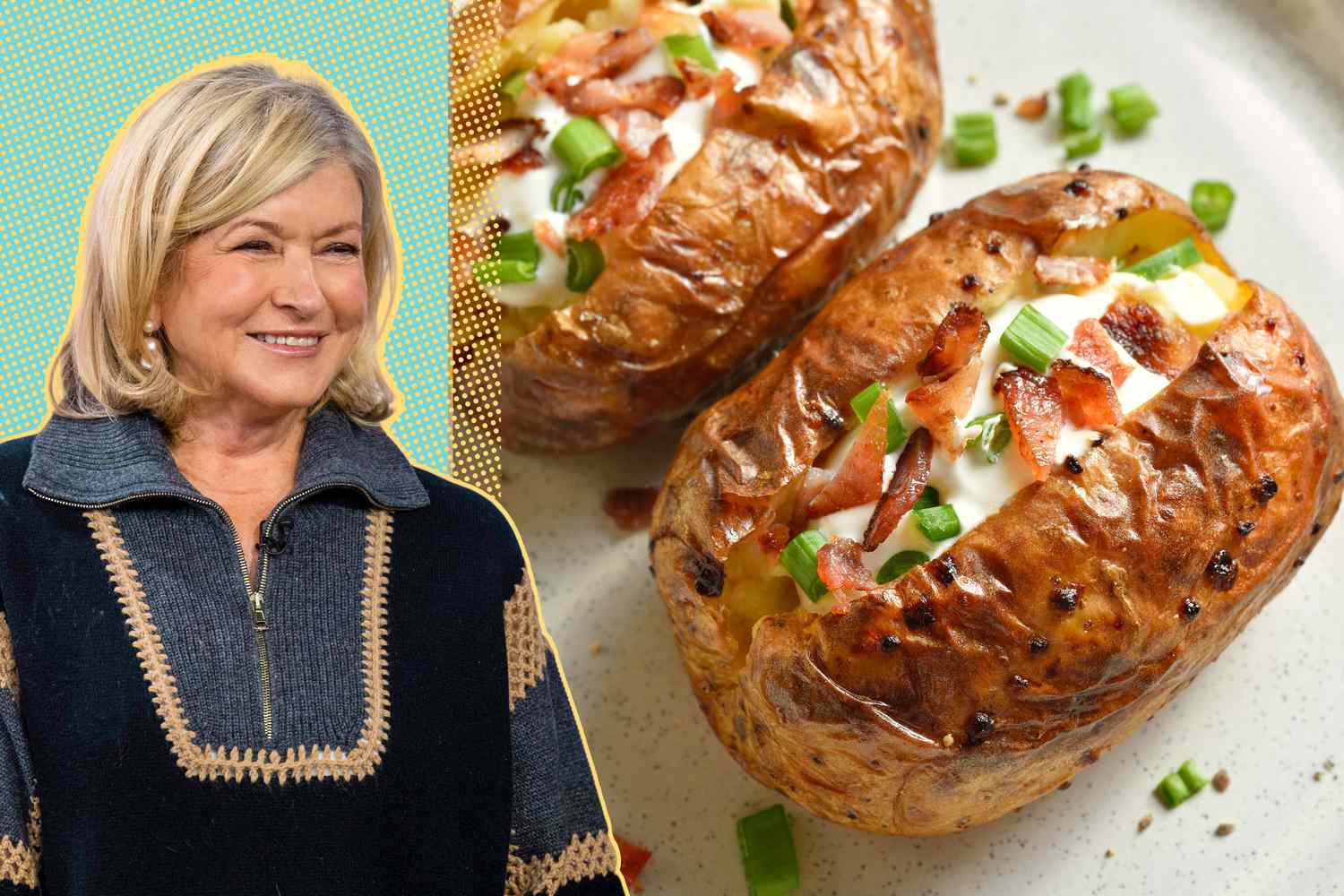 Martha Stewarts Trick For The Best Baked Potatoes Every Single Time Pcod Copy Me That 1981