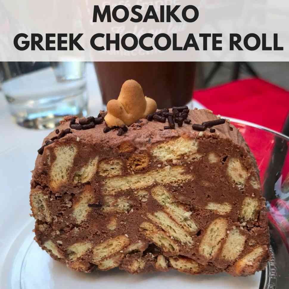 Mosaiko No Bake Greek Chocolate Roll Marina Copy Me That