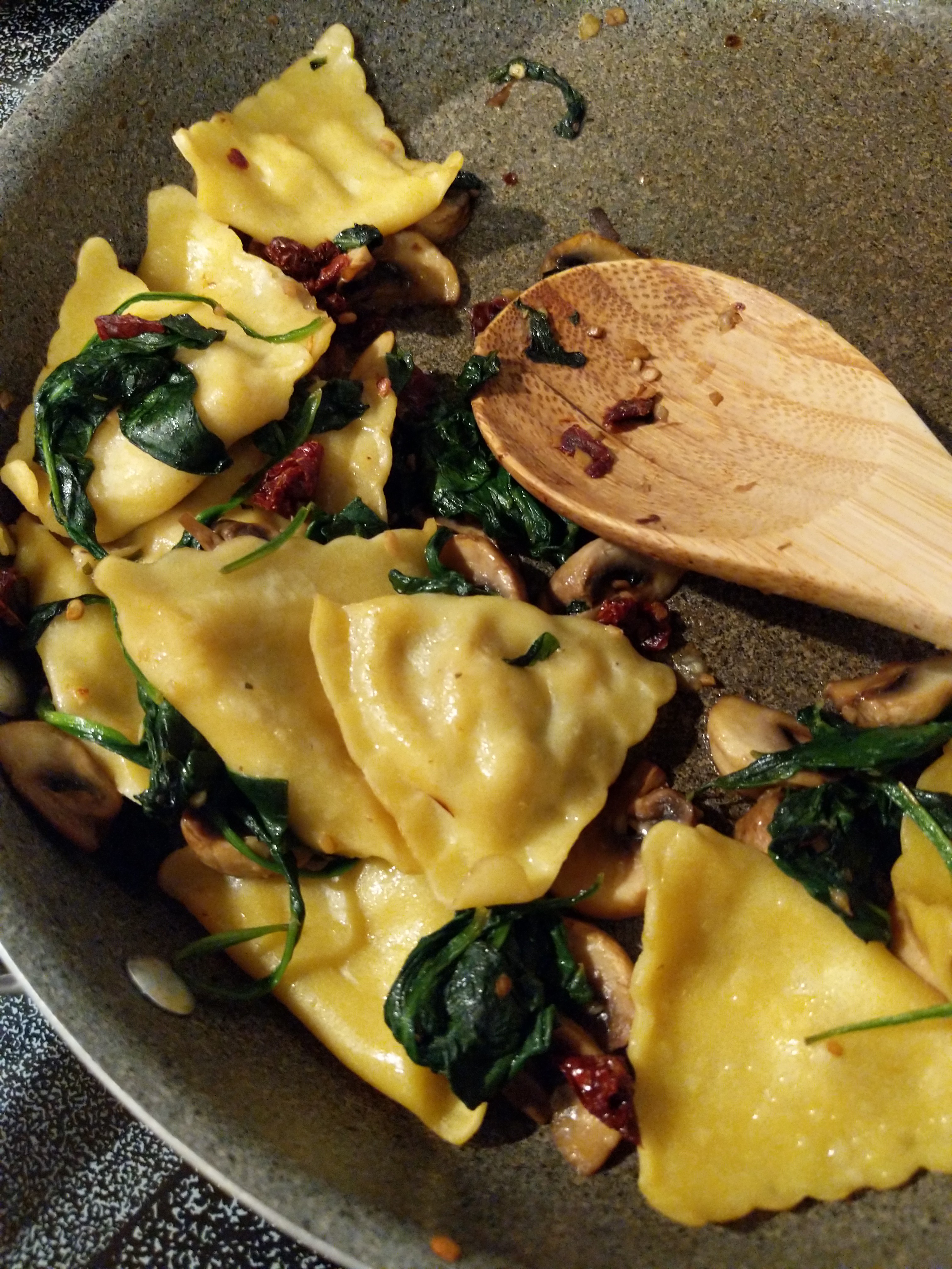 Mushroom Ravioli with Spinach | Jodie G | Copy Me That