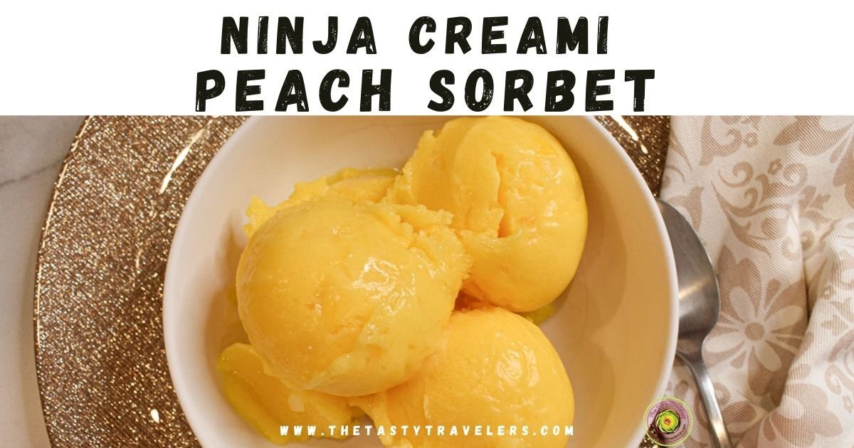 Ninja CREAMi Peach Ice Cream Recipe