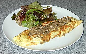 omelette chasseur