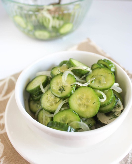 Old Fashioned Cucumbers and Onions in Vinegar | Pam Krueger | Copy Me That