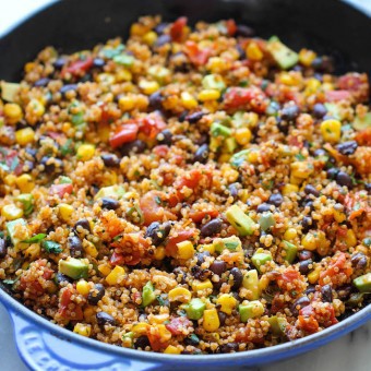 Mexican Quinoa- skillet | My8ngelmom | Copy Me That