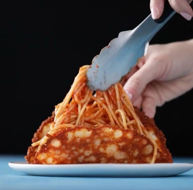 Parmesan Shell Spaghetti Tacos Melba Martin Copy Me That