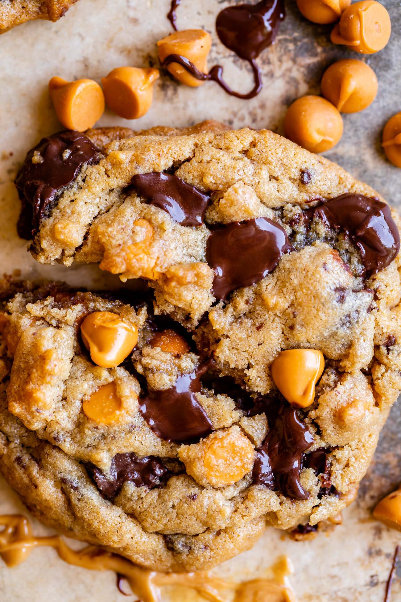 Peanut Butter Butterscotch Chocolate Chip Cookies | Lisa ...