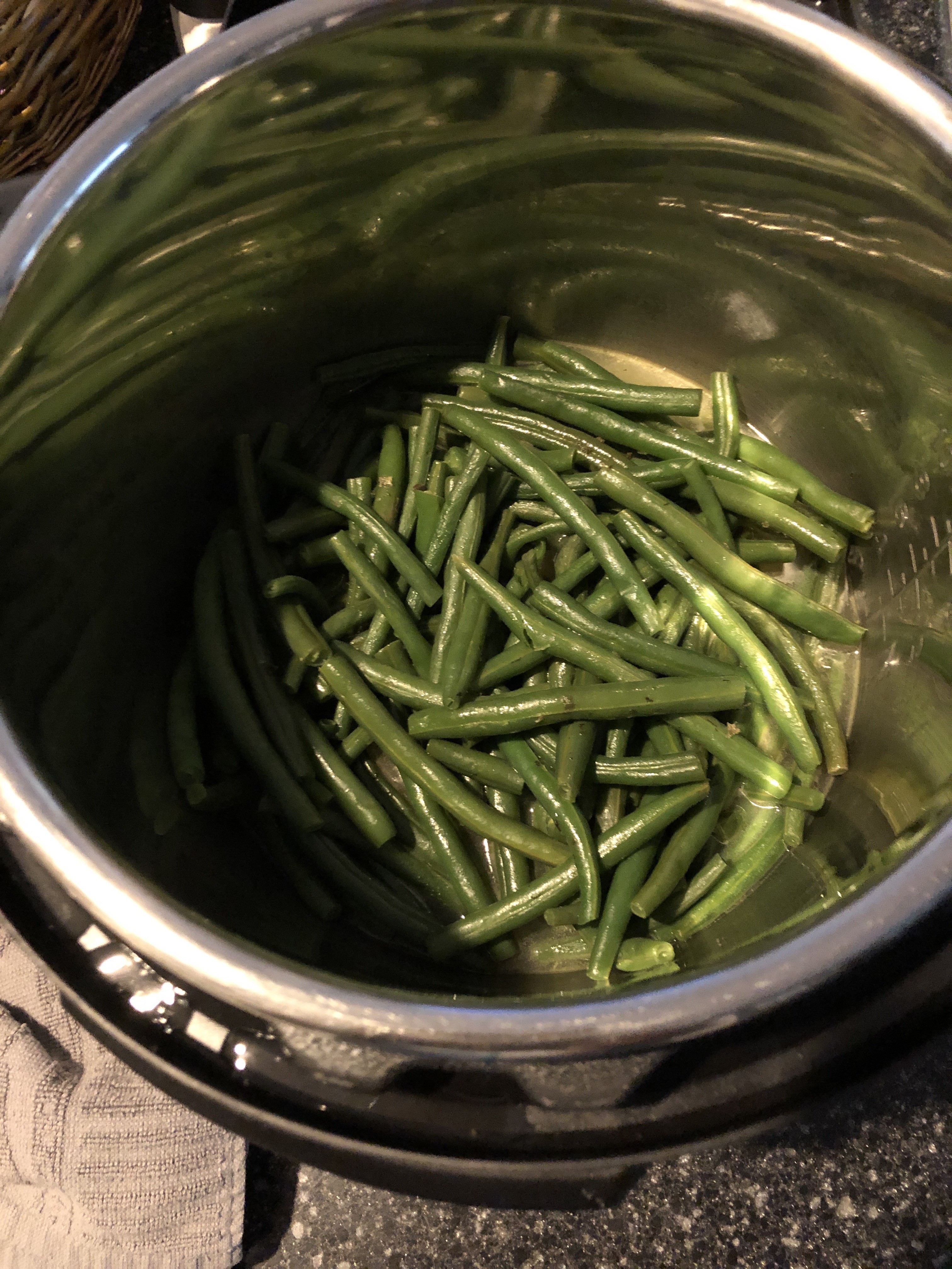Perfect Instant Pot Steamed Green Beans Carol Chef Yard Copy Me That,Sausage Gravy Stuffed Biscuits