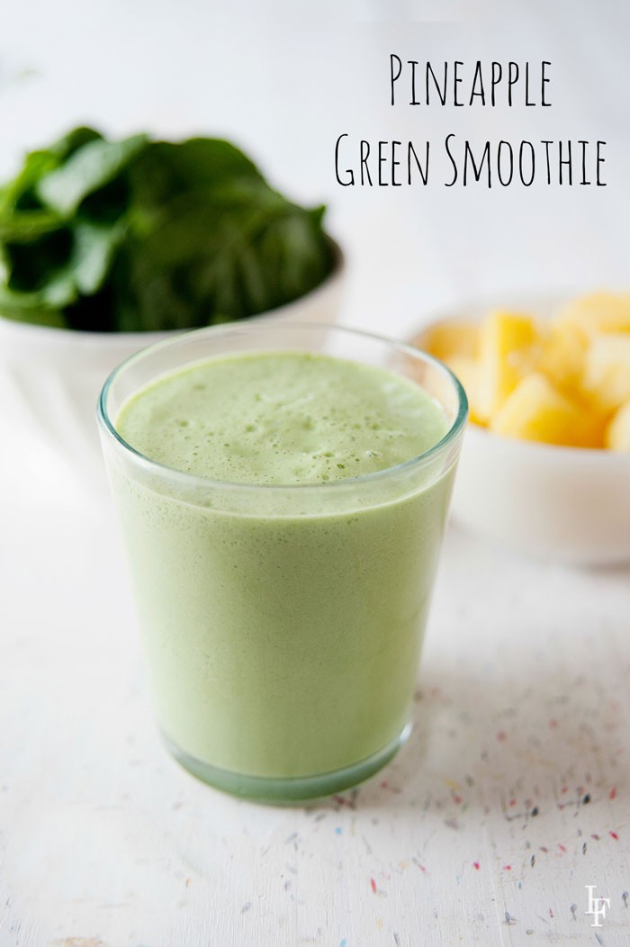 Pineapple Green Smoothie | CarlaJo | Copy Me That