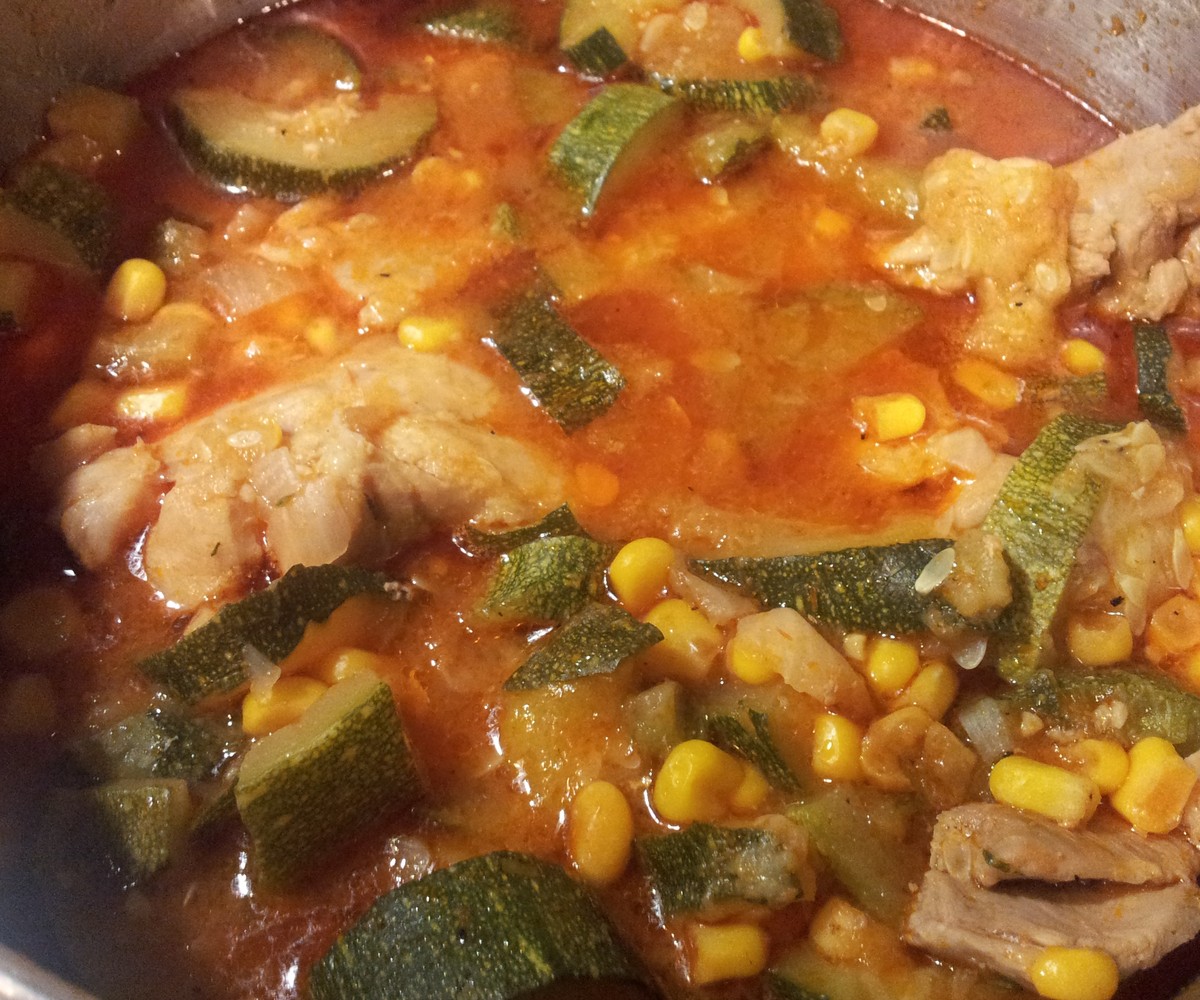Pollo Con Calabaza Y Elote (Chicken with Squash and Corn) | CyndeC | Copy  Me That