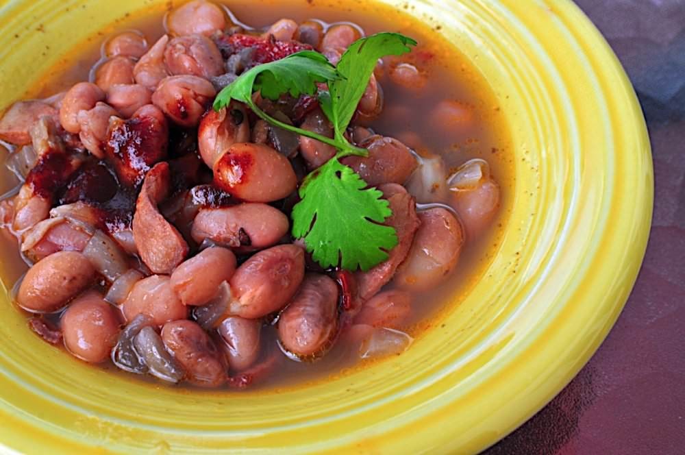 Pressure Cooker Pinto Beans in TexMex Broth River Copy Me That