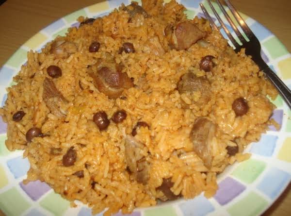 Puerto Rican Pigeon Pea Rice & Pork--Arroz con gandules y ...