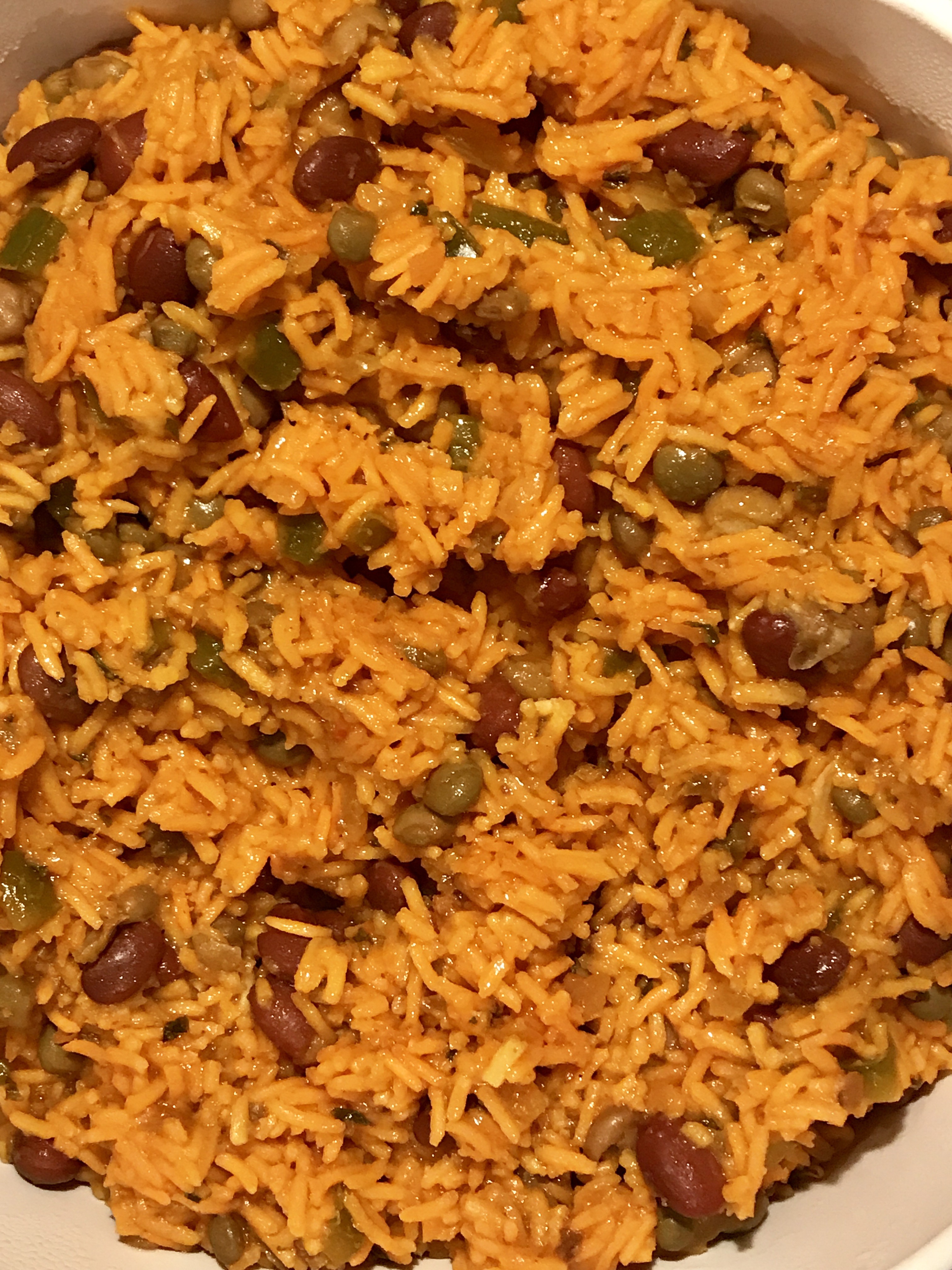 Puerto Rican Yellow Rice And Beans
