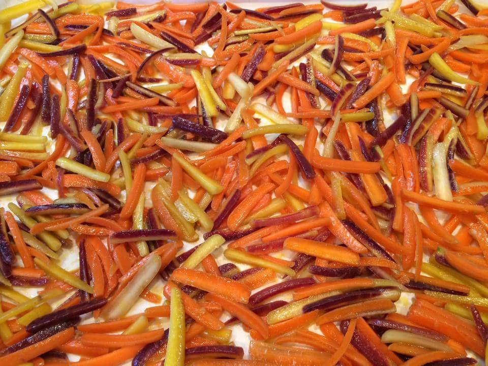 shredded carrots