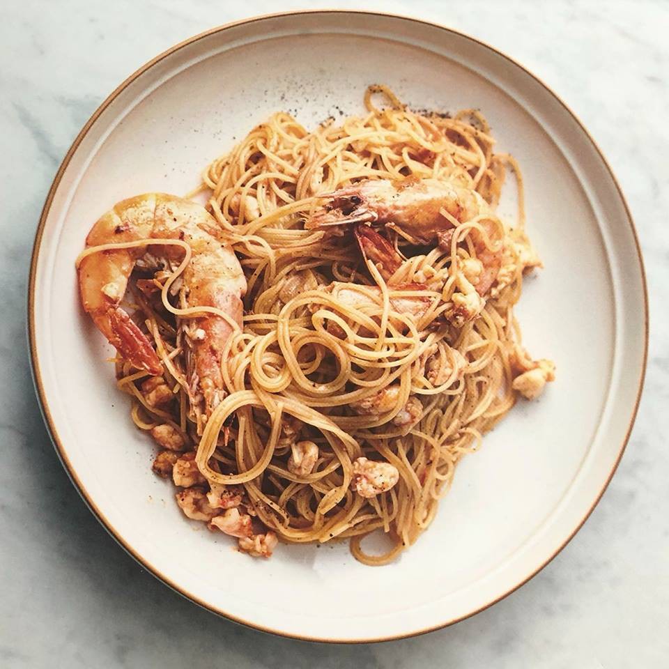 Rosé Pesto Shrimp Pasta | Candace | Copy Me That