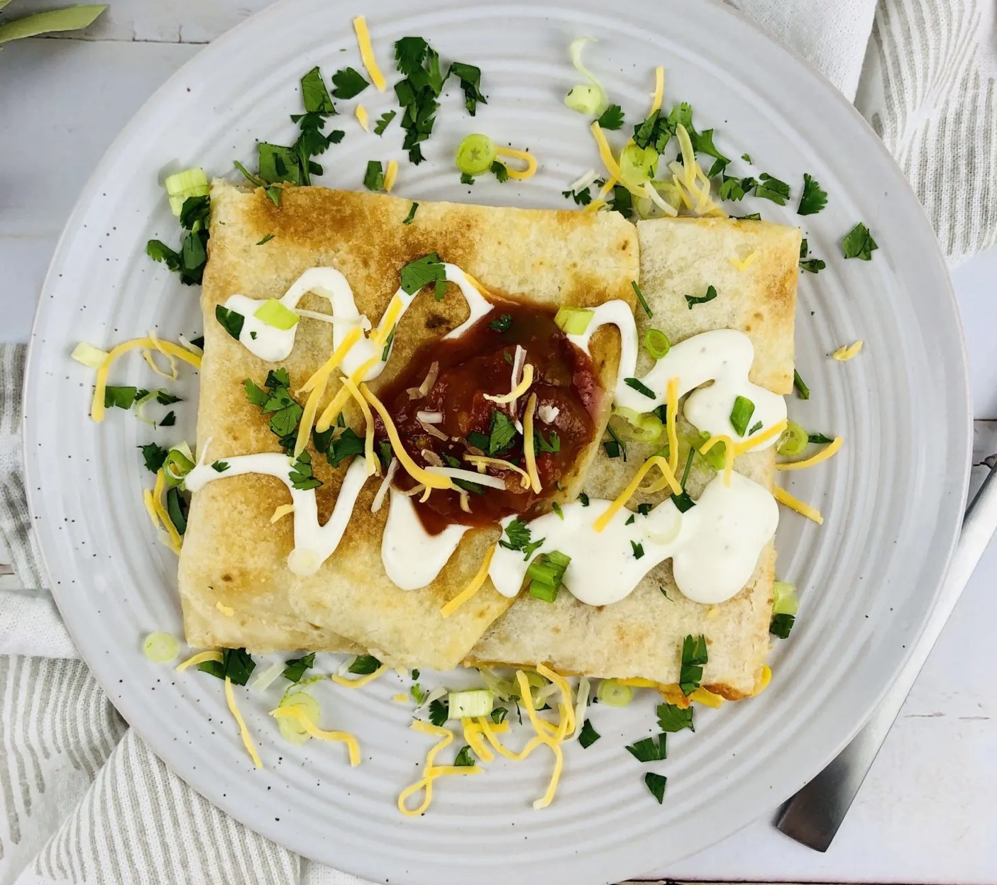 Laura's Lean  Sheet Pan Quesadillas