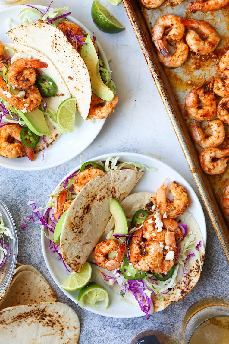 Sheet Pan Shrimp Tacos | ebuf | Copy Me That