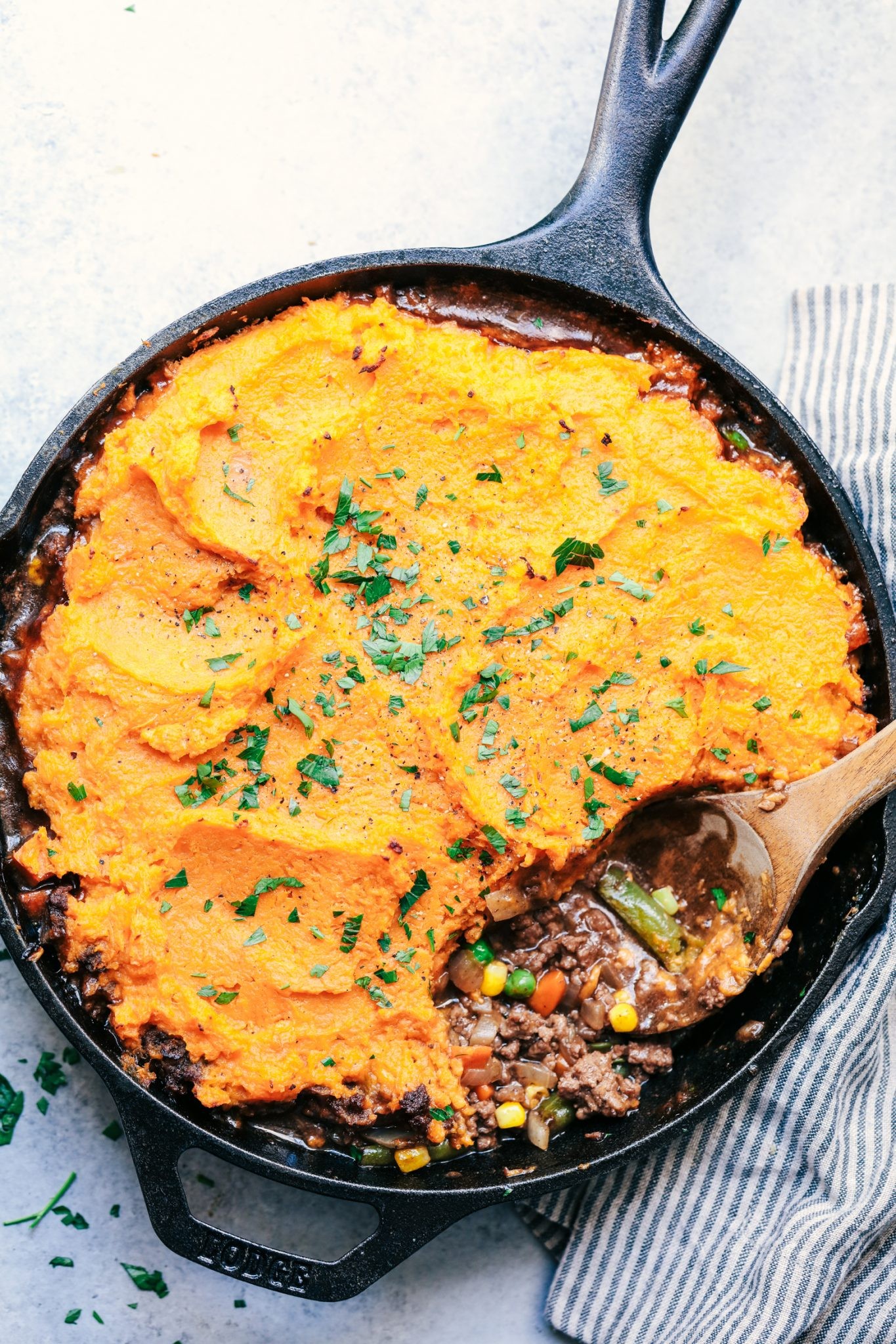 Skillet Sweet Potato Shepherds Pie Jmo Copy Me That