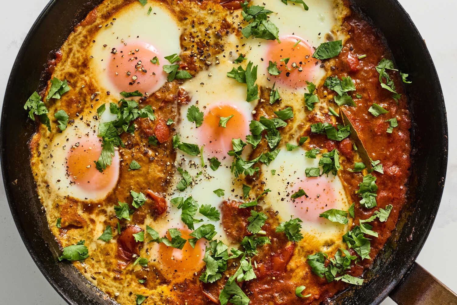 Skillet Eggs with Garam Masala and Tomatoes | Tim W | Copy Me That