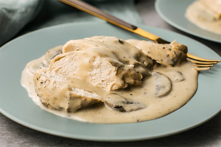 Slow Cooker Creamy Chicken and Mushrooms | Rob Schendel | Copy Me That