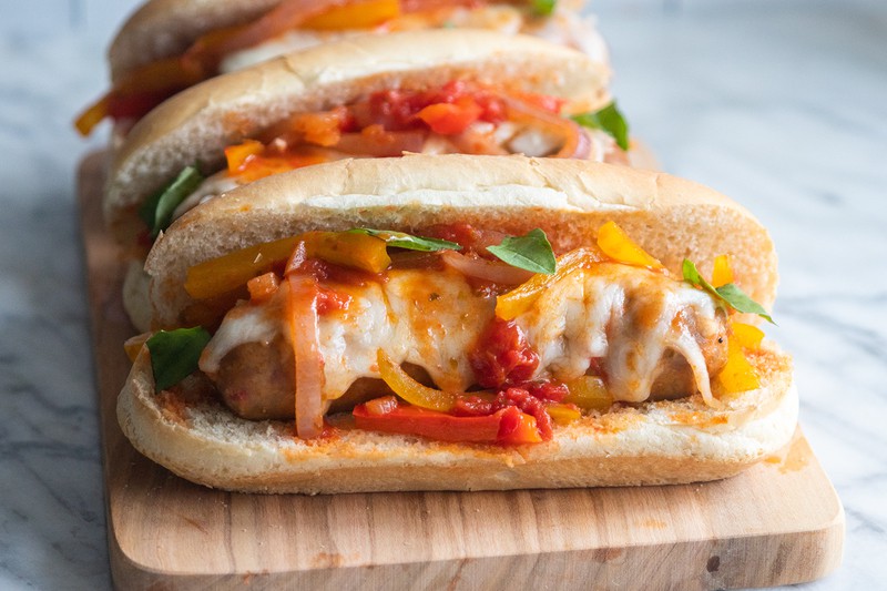 Slow Cooker Sausage & Peppers Giada De Laurentiis