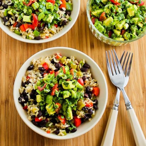 Slow Cooker Vegan Brown Rice Mexican Bowl with Black Beans ...