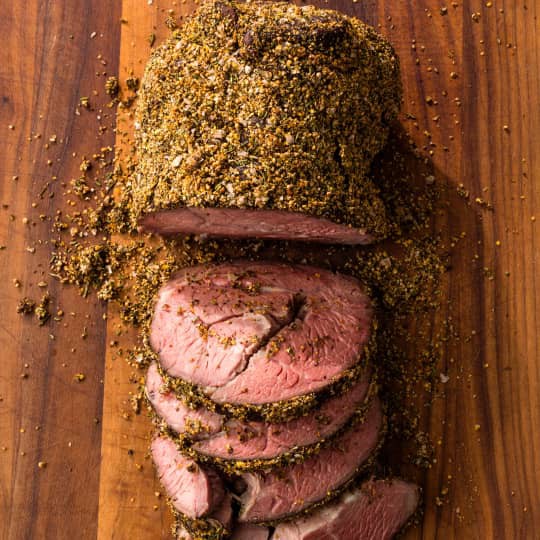 Sous Vide Rosemary-Mustard Seed Crusted Roast Beef and ...