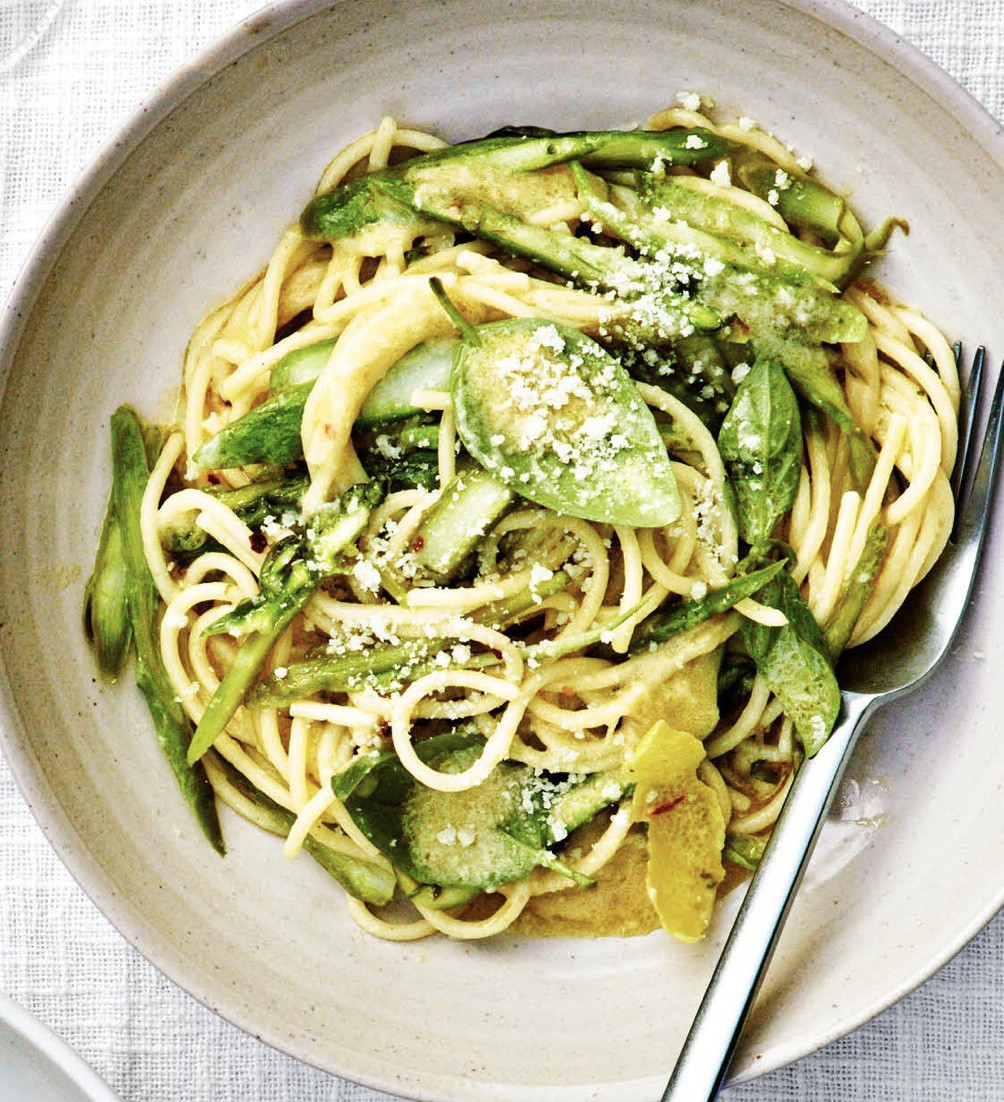 Pasta al Limone with Asparagus