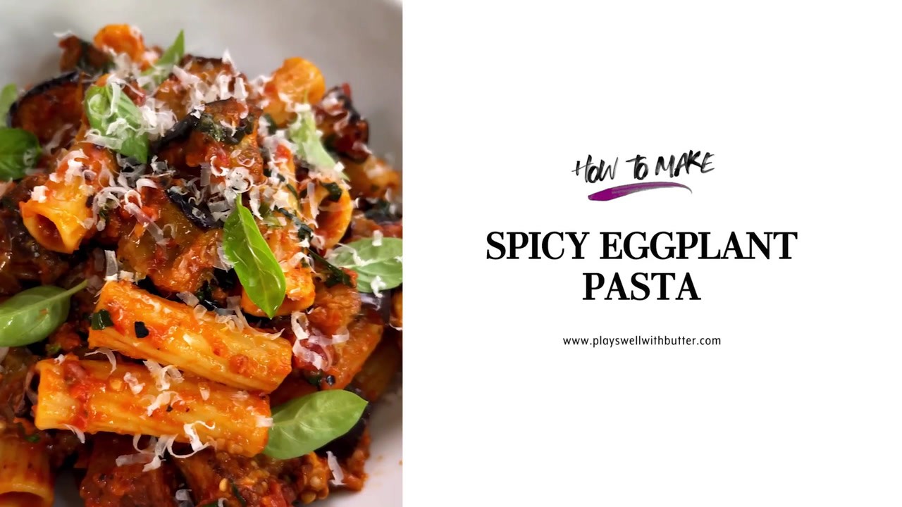 Spicy Eggplant Pasta (Lazy Pasta Alla Norma!) | GramQuacker | Copy Me That