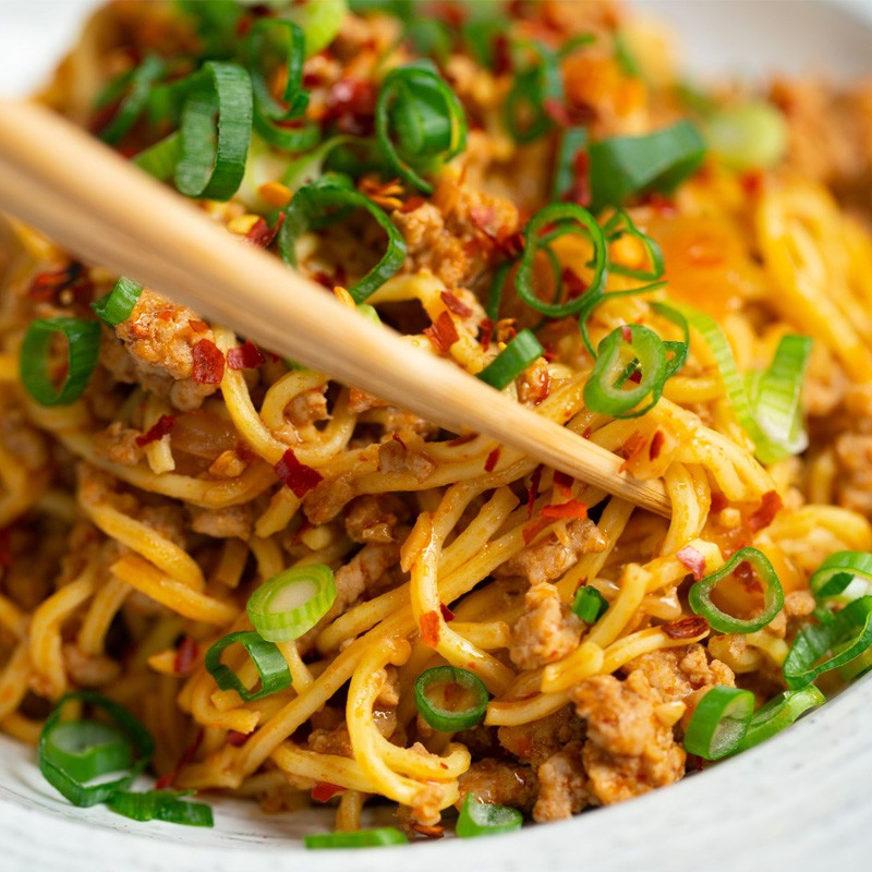 Spicy Kimchi Pork Noodles | KemiZ | Copy Me That