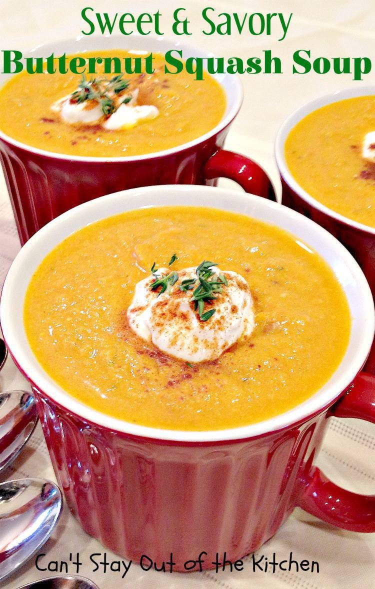 Sweet and Savory Butternut Squash Soup IP | cdnfemme | Copy Me That