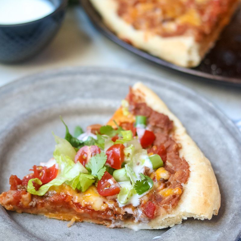 Taco Pizza (Copycat Papa Murphy's Taco Pizza) Kimberley H Copy Me That