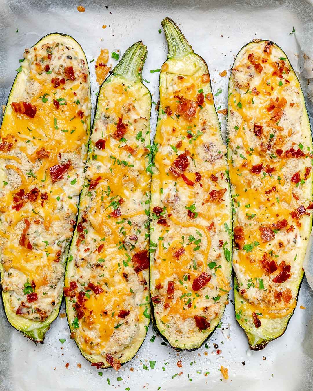 These Jalapeño Popper Zucchini Boats Are Obscenely Delicious ...