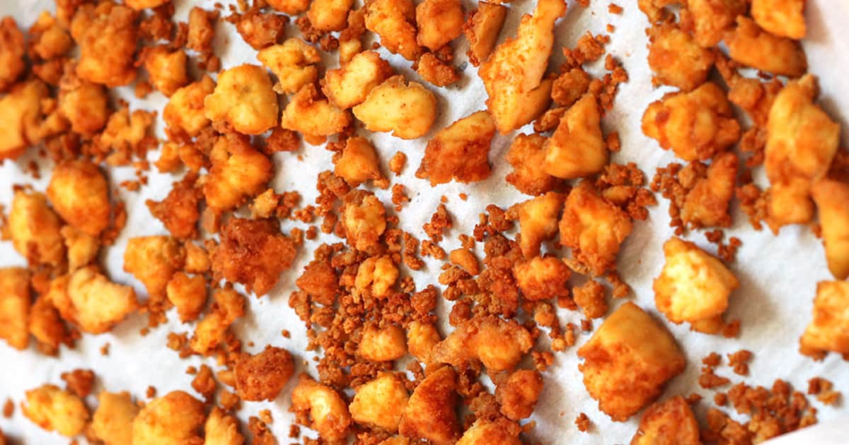 Tofu Crumbles Recipe for the Oven, Air Fryer, or Stovetop | Trish ...