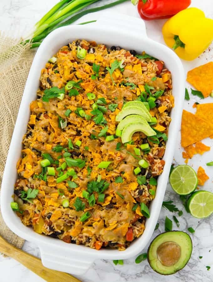 Vegan Mexican Rice Casserole with Tacos | andisue50 | Copy Me That